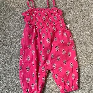 Pink floral Old Navy Romper